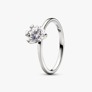Pandora Nova 14k White Gold Lab-grown Diamond Ring1.00 ct TW, 14k white gold
